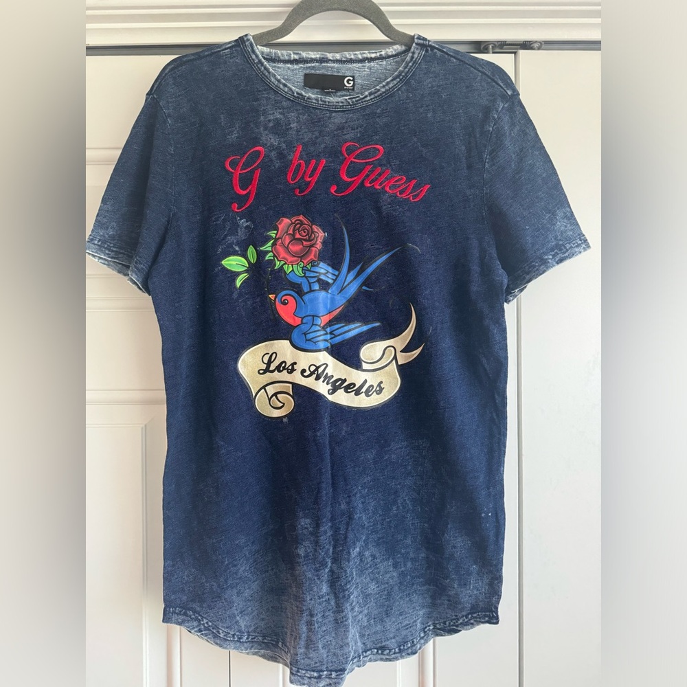 GUESS t-shirt, NWT, size S, acid wash
